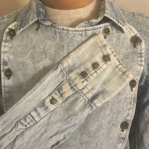 John Wayne Style Bib Cavalry Shirt-Vintage sz S